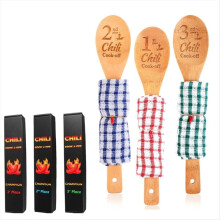 3 Stück Chili Chili Kochwettbewerb Preisverleihung 1. 2. 3. Platz Holzlöffel