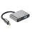 Docking station 5 in 1 con porte compatibili, VGA, USB, PD e per cuffie. 1
