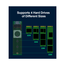 M.2 SSD NVMe koelblok M2 2280 Solid State Hard Disk