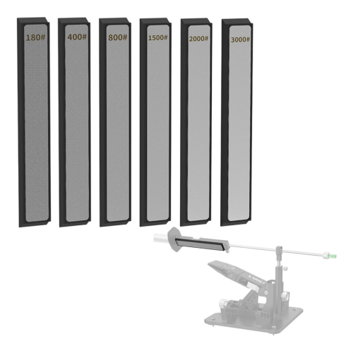 6 PCS Diamond Knife Sharpening Stones Set, Plates Kit 1