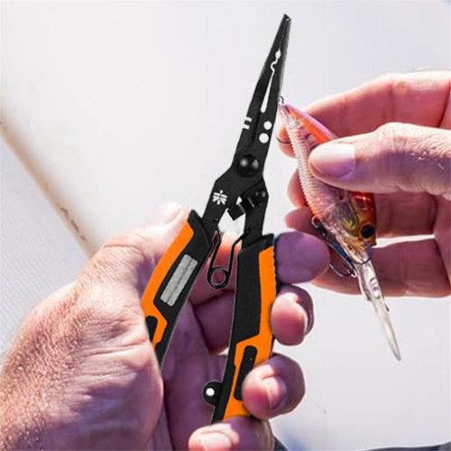 Fishing Pliers with Hook Sharpener Fishing Split Ring Pliers 2