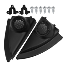 Zwarte luidsprekerbevestigingen voor de A-stijl van de auto, geschikt voor de BMW D-Max 2012-2019.