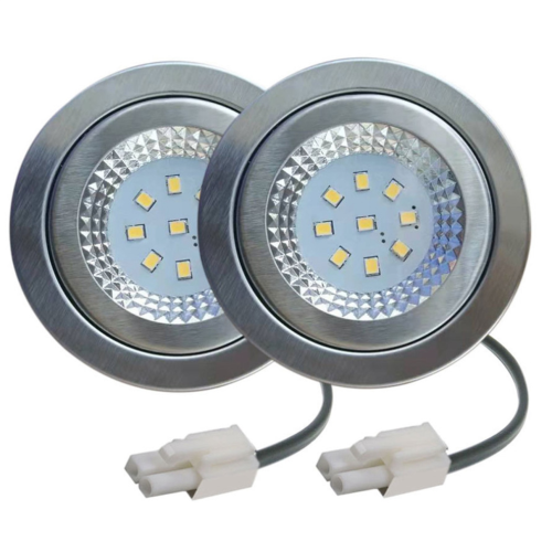 2-Pack Kitchen Smoke Exhauster Light 1.5W 230V 68mm Range Hood Light