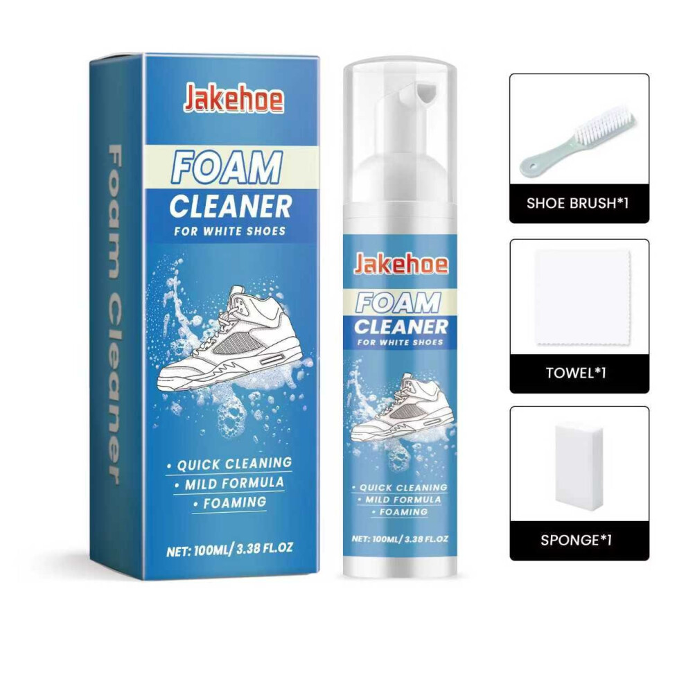 (Set) Shoe cleaner kit Foam cleaning and stain removal Multifunctional cleaning Sports shoes household products