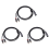 Stereo Audio Cable Amplifier Mixing Plug AV Cable 1M 2