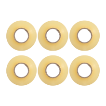 Confezione da 6 rotoli di nastro adesivo trasparente multiuso per hockey, 2,4 cm x 28 m