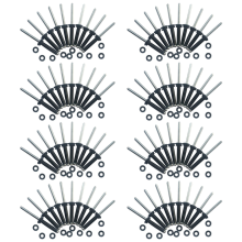 20 Pcs Tri-Grip Rivet for Deep Water Installing Kayak, Canoe and Boat