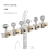 Guitar 12-String 6+6 String Tuner with Two Hole Leg 3