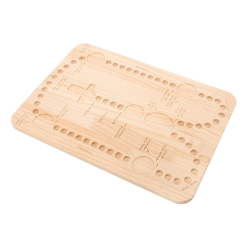 Plateau en bois pour perles, outils de perlage, chapelet