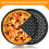 2 Pack 11 Inch Personal Perforated Pizza Pans with Nonstick Coating 4