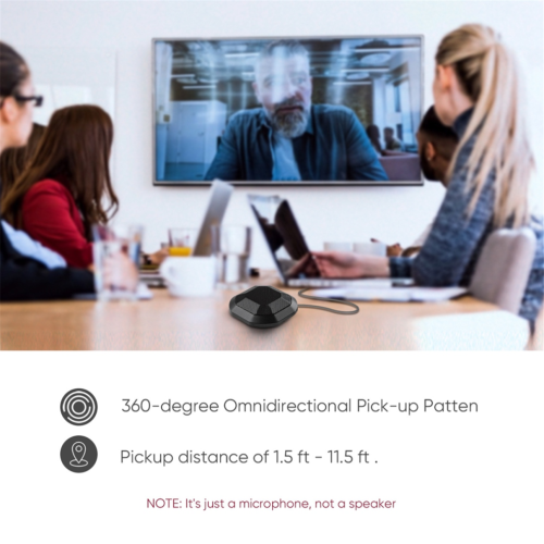 Microfono a condensatore omnidirezionale a 360 per conferenze USB 2