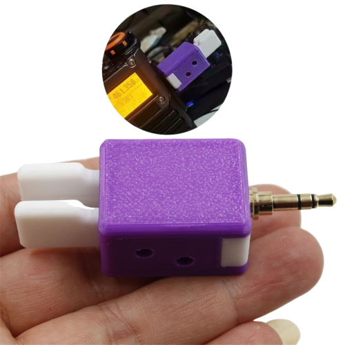 Double Paddle CW Key Double Automatic Key Morse Code Mini Black 1