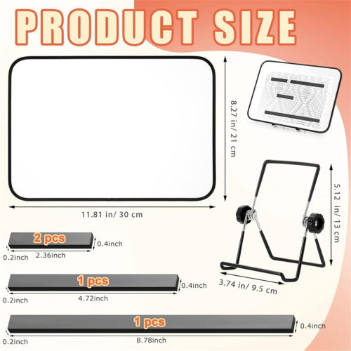 Θήκη για πατρόν πλεξίματος με 4 μαγνήτες - Μαγνητικός πίνακας 1