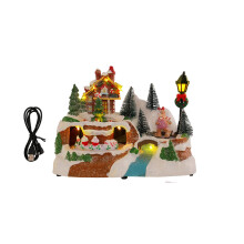 Musikalische Weihnachtsdorfhäuser, weihnachtliche-A