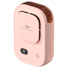 Tragbarer Gürtelventilator mit Clip, 2000-mAh-Akku,