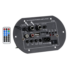 Placa amplificadora de potencia de graves HIFI de 12 V, 24 V y 220 V con reproductor USB y enchufe australiano