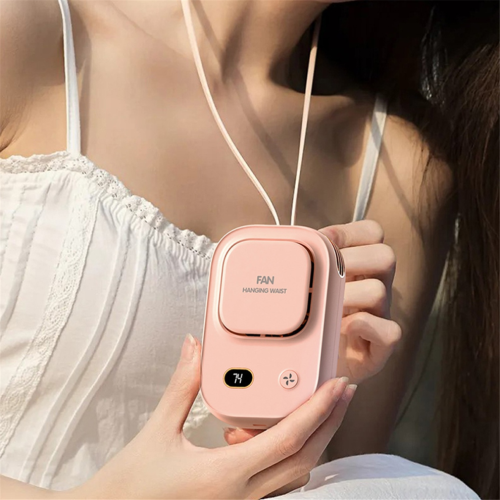 Tragbarer Gürtelventilator mit Clip, 2000-mAh-Akku, 2