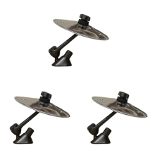 3 st hand-bilkraschcymbal för fordon silver