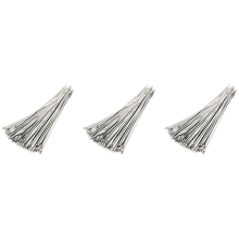 Attaches de câble en acier inoxydable, 300 pièces, attaches de câble de 7,9 pouces