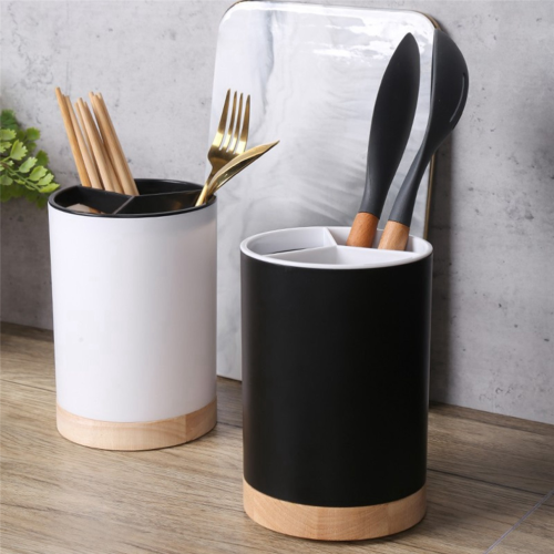 2x Löffel, Gabel, Messer, Essstäbchen, Abtropfbox, Geschirraufbewahrung B 2