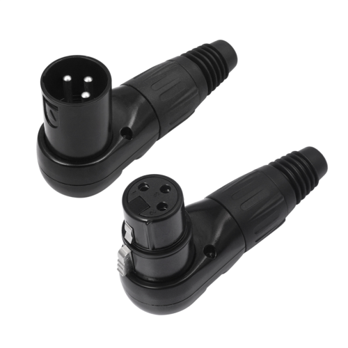 Conector XLR, adaptador de conector hembra macho para micrófono XLR de 3 pines 1
