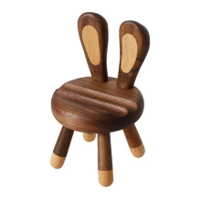 Schattige konijnen bureau telefoonstandaard - massief houten iPad-standaard,