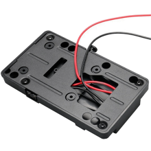 V-Mount batterijadapterplaat met D-Tap-uitgang voor spiegelreflexcamera's