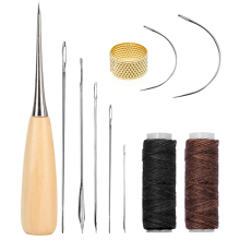 11-teiliges Ledernähset für DIY-Bastelarbeiten und Reparaturen an Segeltuch und Leder