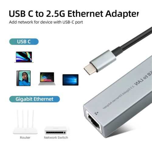 2500-Mbit/s-USB-Netzwerkadapter, Ethernet-Adapter 2,5 Gbit/s, Gigabit-USB 3.0 1