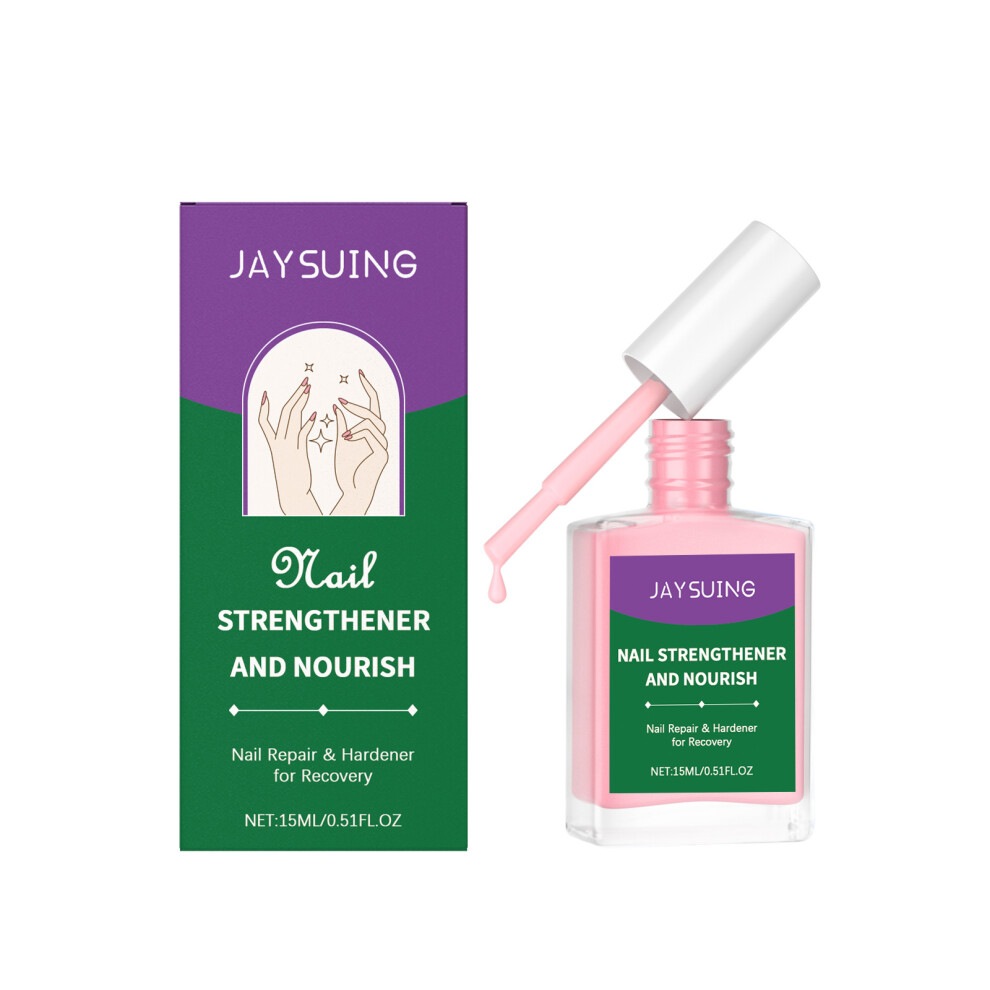 Pink (15Ml) Jaysuing Nourishing Nail Liquid Gentle Nourishing Nail Natural Gloss Daily Care Nail Liquid