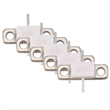 5 atenuadores de 20 dB y 100 vatios con bridas, bajo VSWR, alta potencia