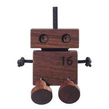 Statuetta di omino in legno che si muove con funzione di aromaterapia
