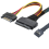 PCIE Oculink SFF-8611 4I 90 astetta U.2 SAS SFF -sovitinkaapeli 1M 2