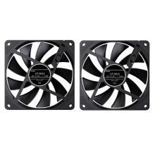 2 ventole per case computer da 92 mm, 4 pin, PWM, ad alto flusso d'aria, per raffreddamento.