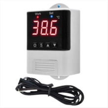 Controlador de termostato digital para acuario con control remoto