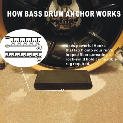 Πεντάλ Drum Anchor Drum Stopper για ηλεκτρονικά πεντάλ τυμπάνων 1