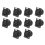 Type D-stekker naar 3-pins XLR-aansluiting adapterconnector 1