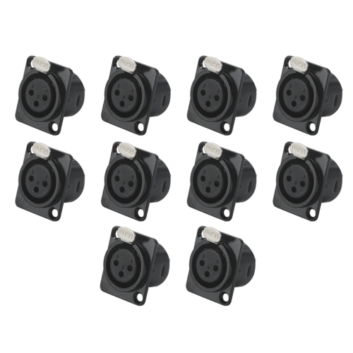 Type D-stekker naar 3-pins XLR-aansluiting adapterconnector