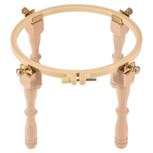 Verstellbares, tragbares Stickständer-Set aus Holz