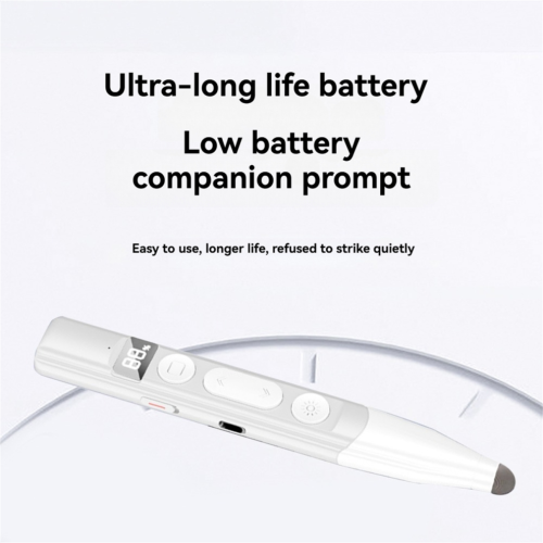 Wireless Presenter Remote Battery Level Display Stylus 1