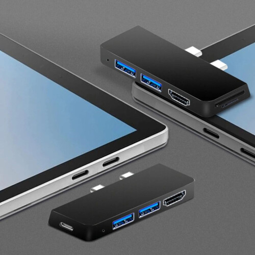 Type-C docksplitter laptop PD-lader Type-C USB-hubadapter 2