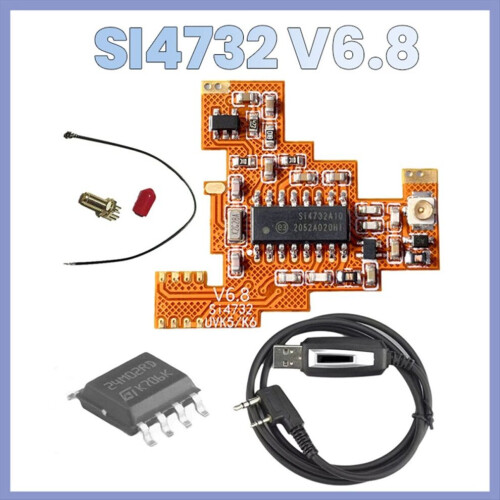 Μονάδα FPC SI4732 V6.8 + τσιπ 2M + καλώδιο εγγραφής USB για Quansheng K5 1