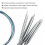 Rundstickset 2,0 mm 10,0 mm 14 delar 80 cm 2