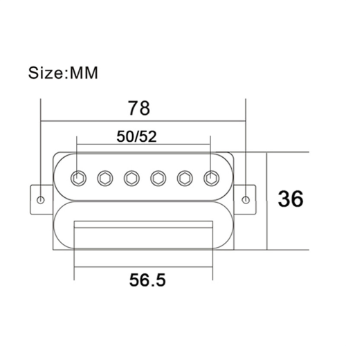 2 st elgitarr humbucker justeringsbar dubbelspole gitarrpickup 1