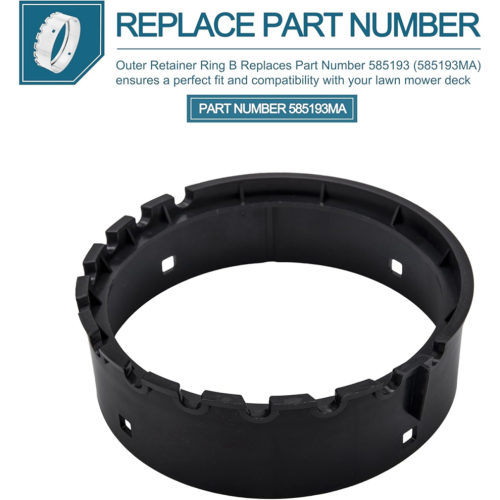 Replacement Snowblower Chute Retainer Ring,Retainer Ring 585193MA 2