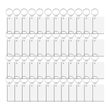 Lot de 180 porte-clés à sublimer, parfaits pour le bricolage.