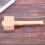 250mm Beech Solid Carpenter Wood Wooden Mallet Hammer Handle Tool 3