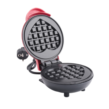 Mini gaufrier électrique, machine à gaufres pour le petit-déjeuner, prise européenne