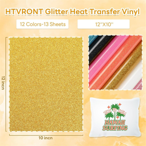 Glitter HTV hitteoverdrachtsvinyl Hitteoverdrachtsvinyl 2