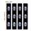 Striscia LED RGB USB per interni auto (4 pezzi) 4